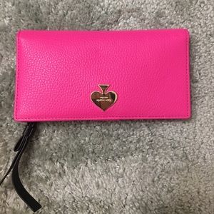 NEW HOT PINK KATE SPADE WALLET!!!